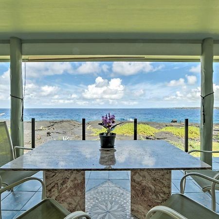 Direct Oceanfront, Big Island Home Кио Экстерьер фото