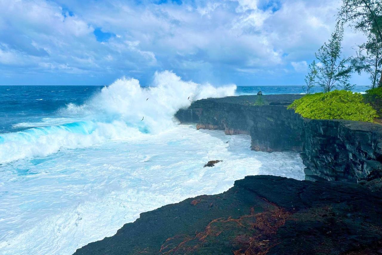 Direct Oceanfront, Big Island Home Кио Экстерьер фото