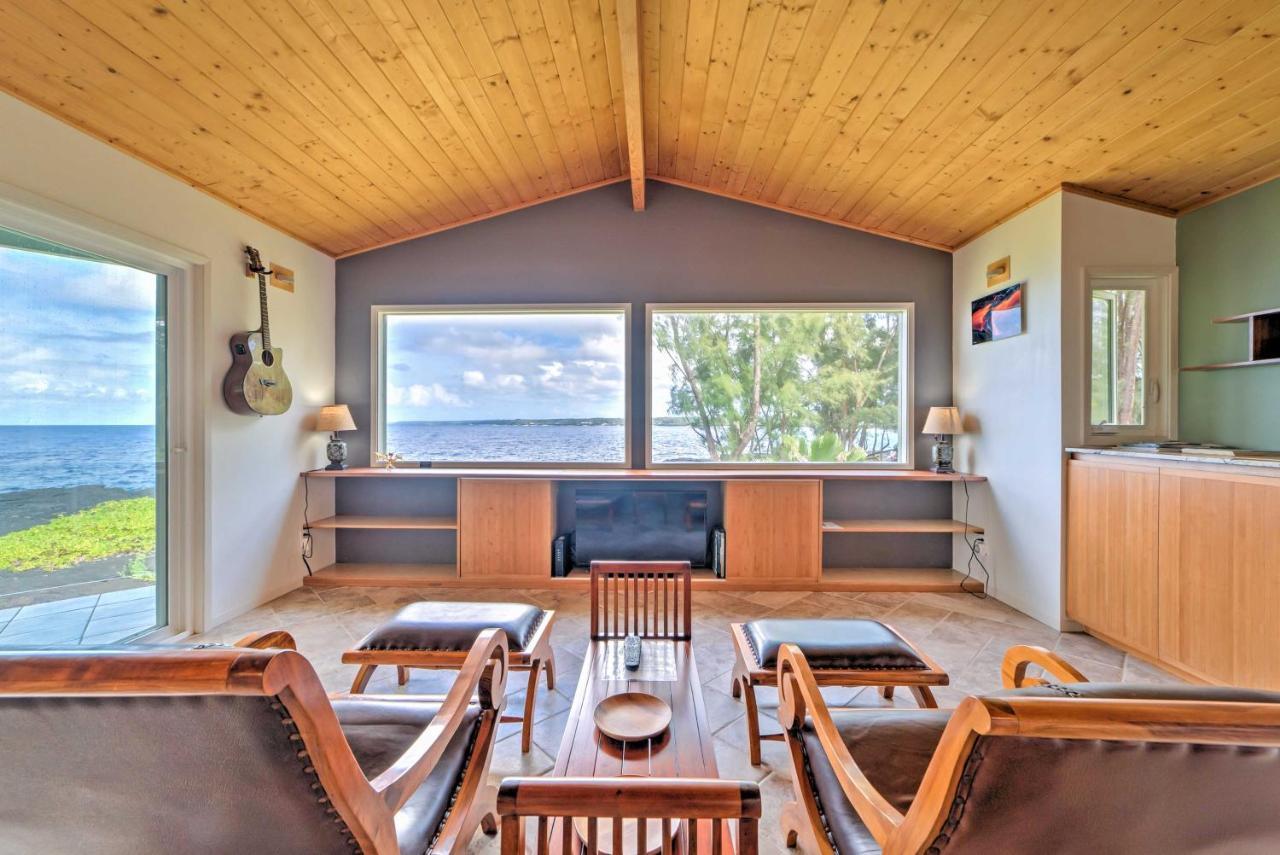 Direct Oceanfront, Big Island Home Кио Экстерьер фото