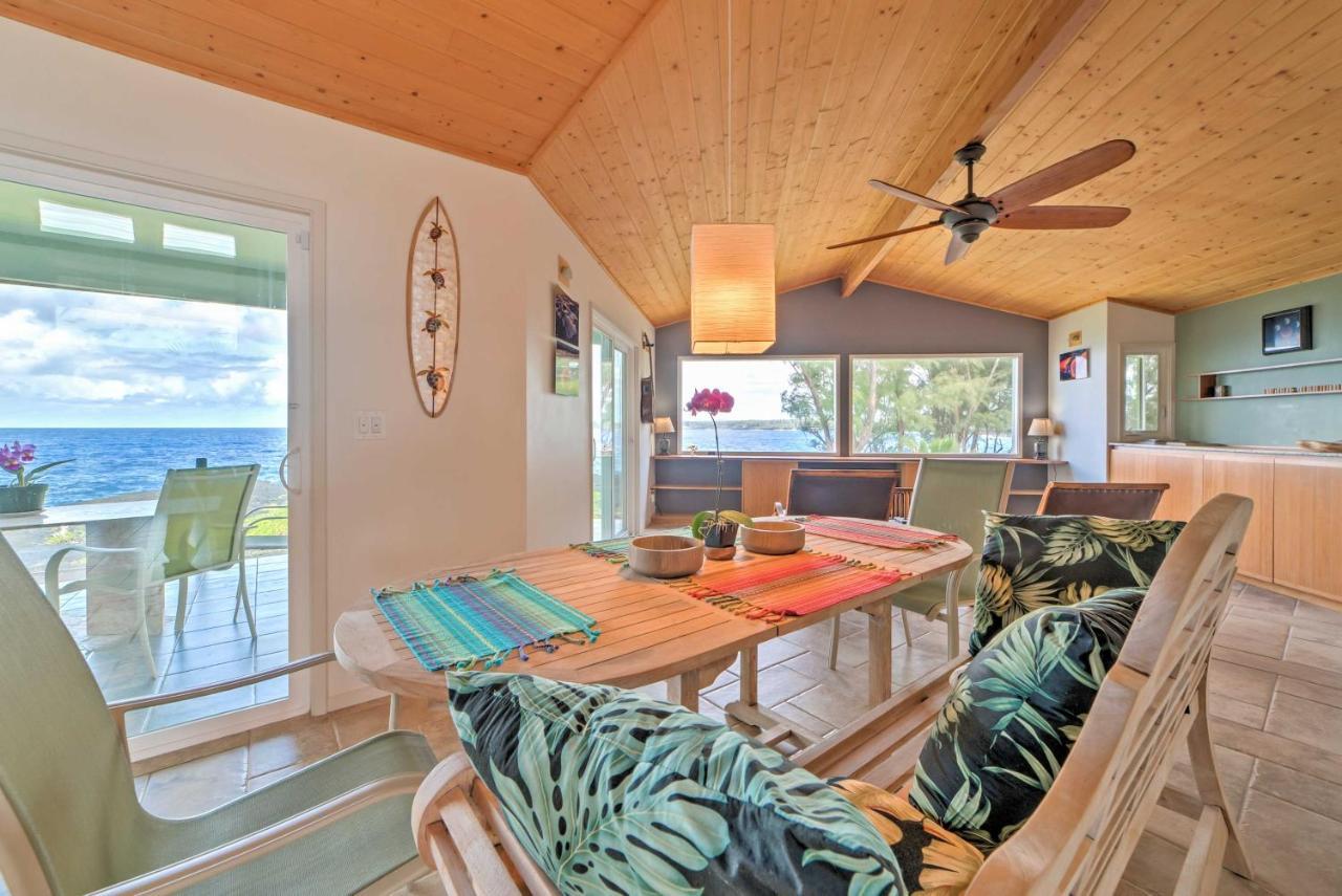 Direct Oceanfront, Big Island Home Кио Экстерьер фото